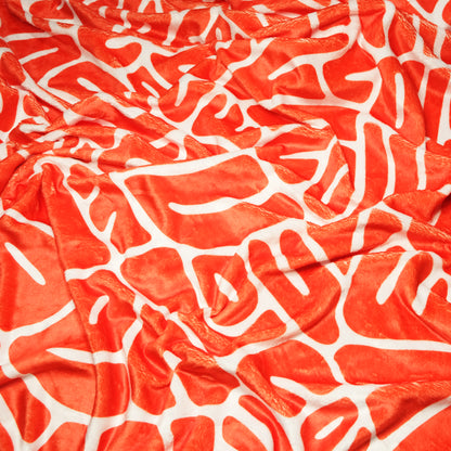 LOVE Bubbly Lettered Valentine Throw Blanket