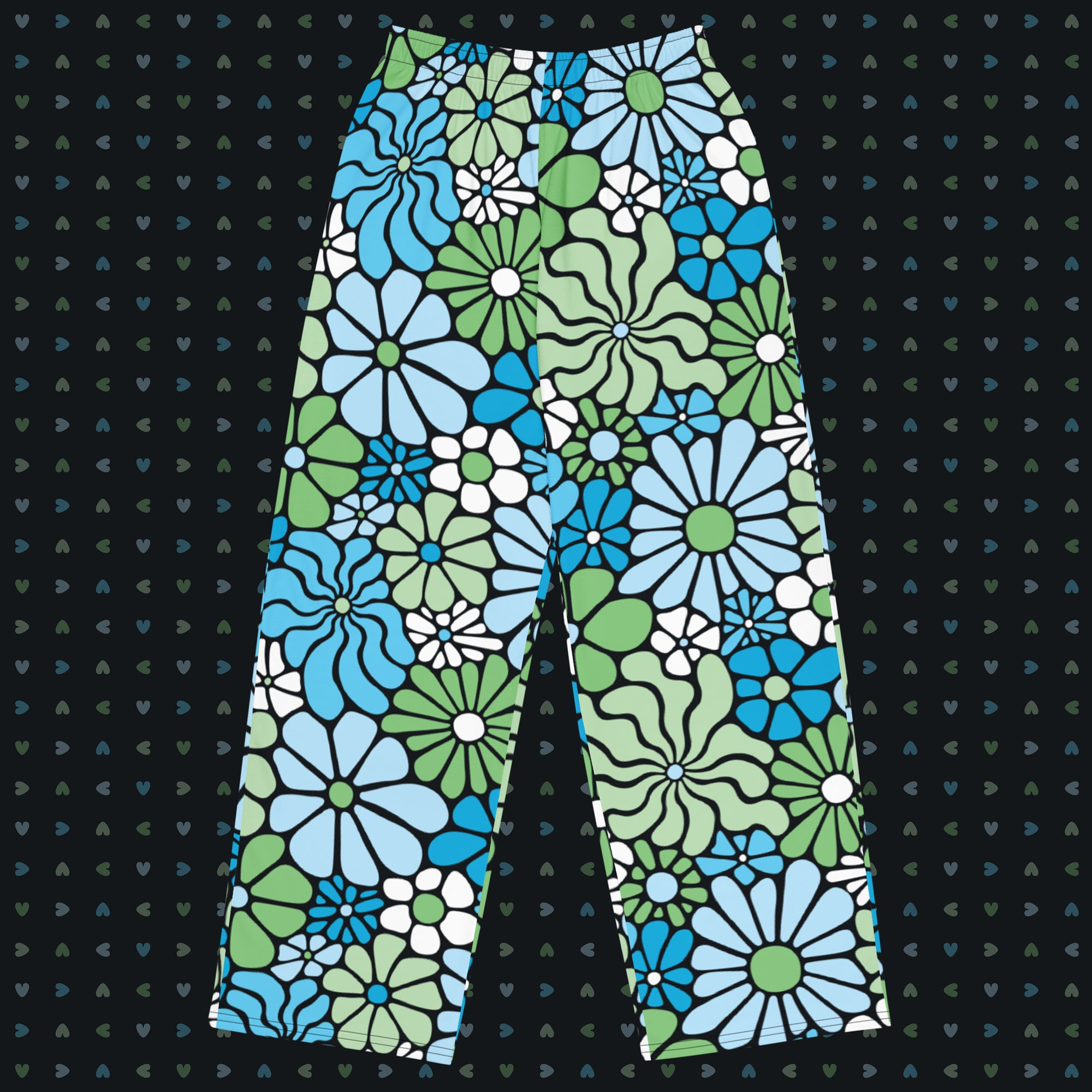 LOVE Groovy Flowers Wide-Leg Pants in Earth – Let Me Repeat Myself